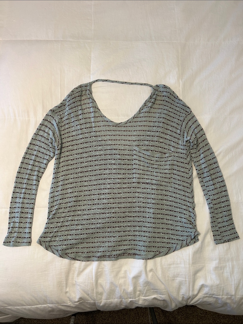 Free People Long Sleeve Lightweight Top